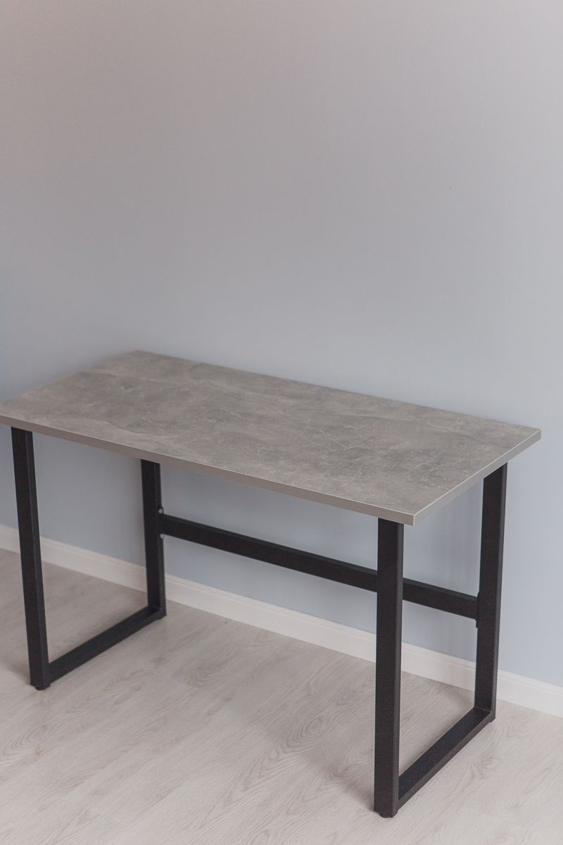 Стол компьютерный Good Desk Loft,размер 120х70х75 см, цвет ателье светлый, цвет ножек черный
