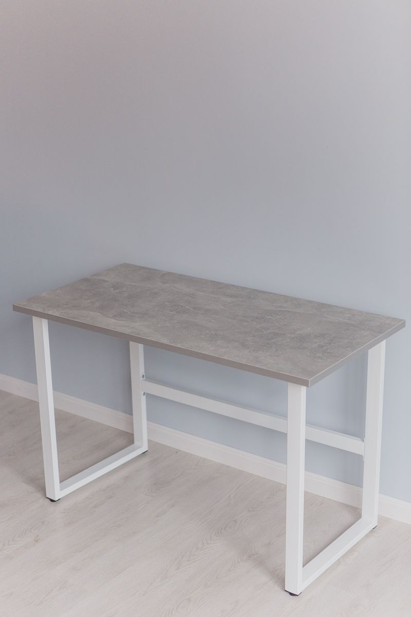 Стол компьютерный Good Desk Loft,размер 160х80х75 см, цвет ателье светлый, цвет ножек белый