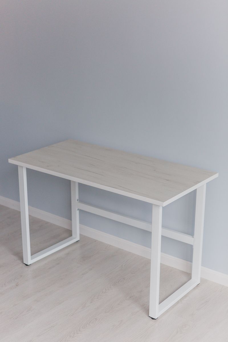 Стол компьютерный Good Desk Loft,размер 120х70х75 см, цвет белый крафт, цвет ножек белый