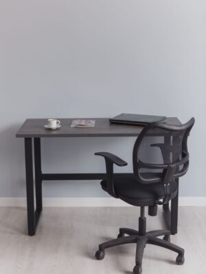 Стол компьютерный Good Desk LIGHT,размер 120х60х75 см, цвет ателье темный, цвет ножек черный
