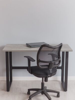 Стол компьютерный Good Desk LIGHT,размер 120х60х75 см, цвет ателье светлый, цвет ножек черный