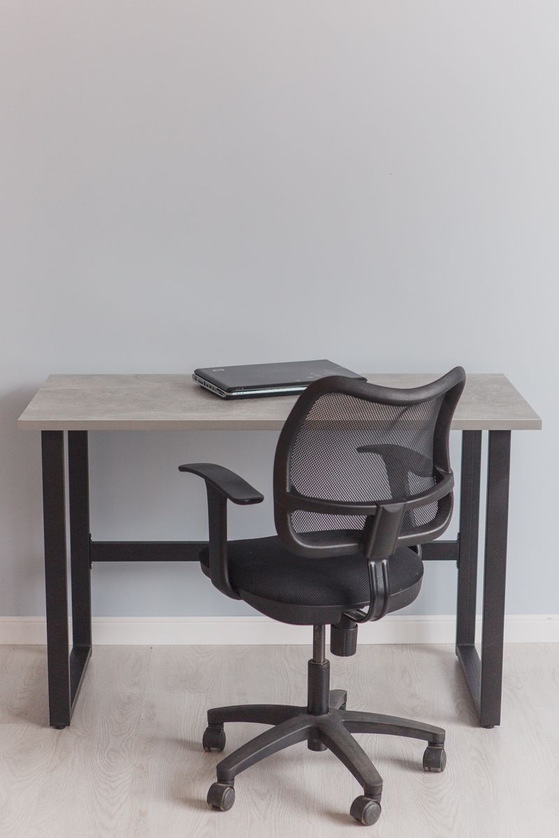 Стол компьютерный Good Desk Loft,размер 120х70х75 см, цвет ателье светлый, цвет ножек черный