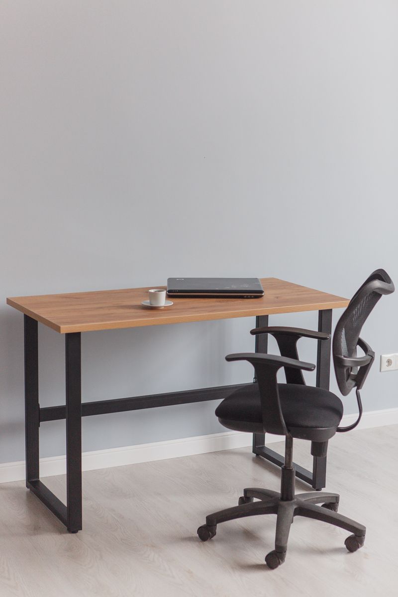 Стол компьютерный Good Desk Loft,размер 120х70х75 см, цвет дуб золотой, цвет ножек черный