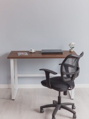 Стол компьютерный Good Desk LIGHT,размер 90х60х75 см, цвет бронза, цвет ножек белый