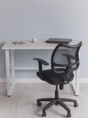 Стол компьютерный Good Desk LIGHT,размер 90х60х75 см, цвет белый крафт, цвет ножек белый