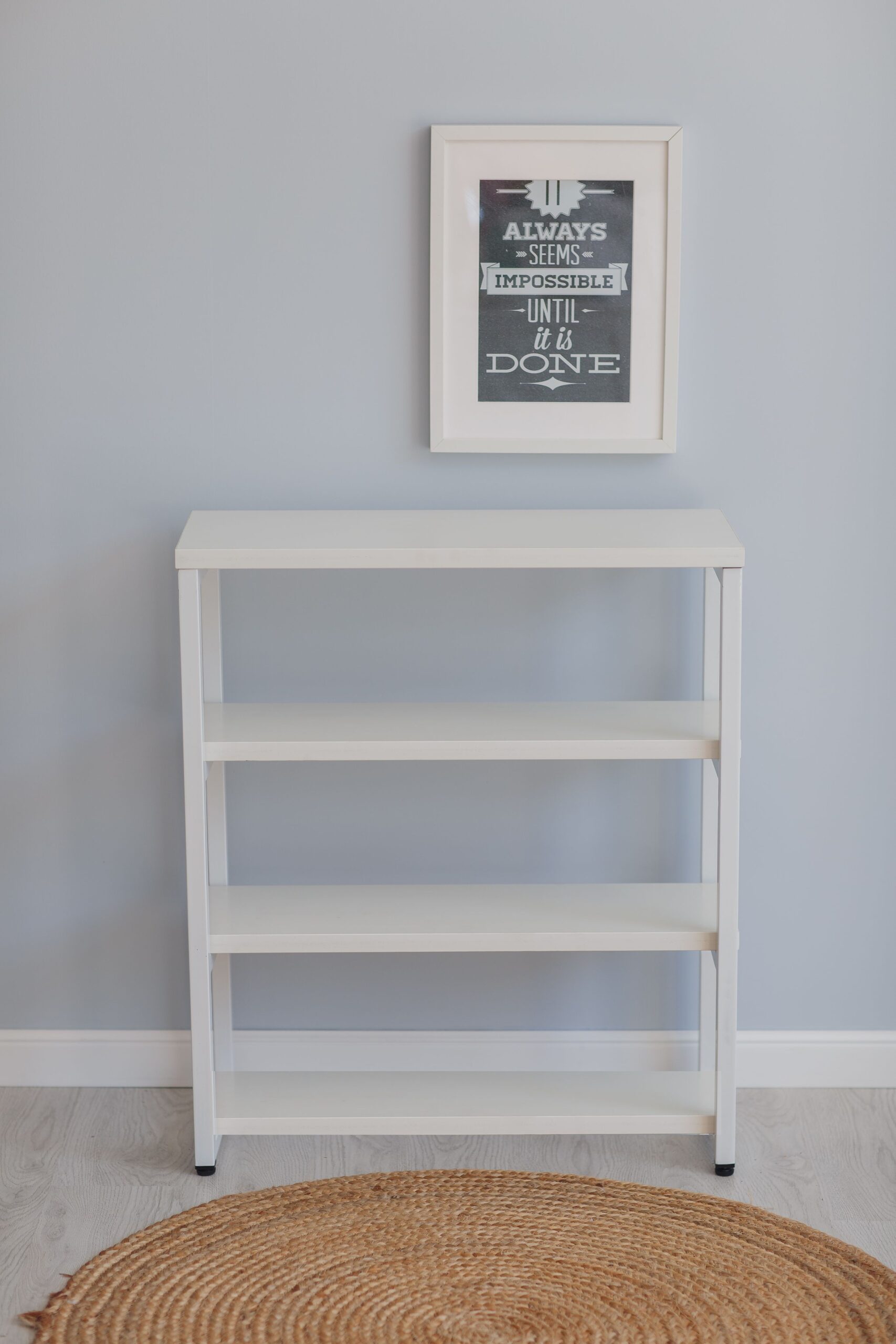 Стеллаж-тумба Loft Rack Line 69х30х80см 4 полки белый,каркас белый