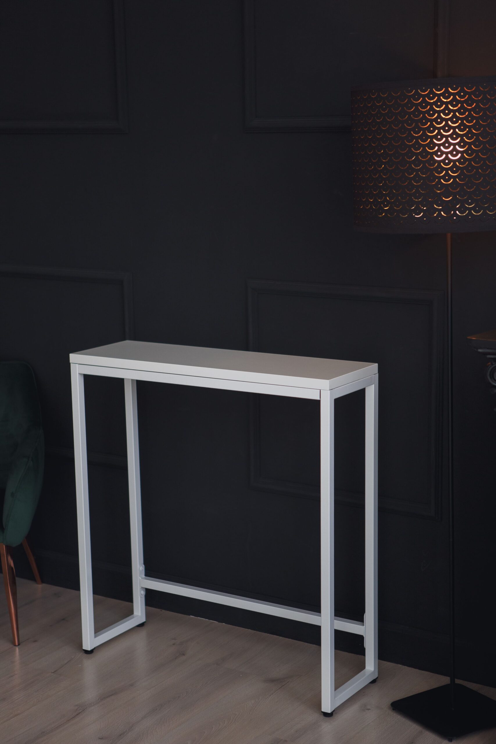 Консоль-тумба LobbyLoft 85х80х25см цвет белый, каркас белый