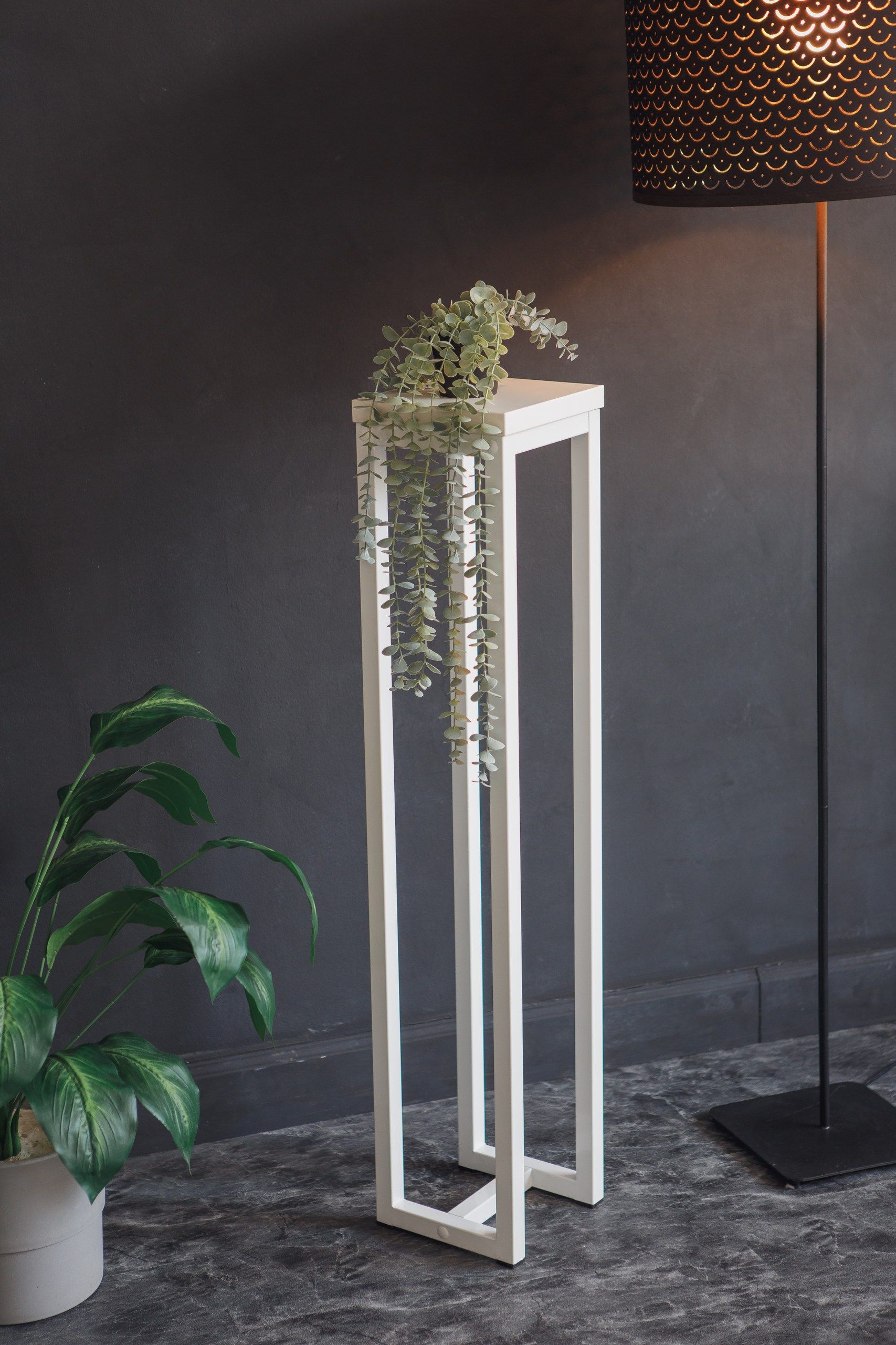 Цветочница-подставка Flowers Tower 100х20х20см белый, корпус белый