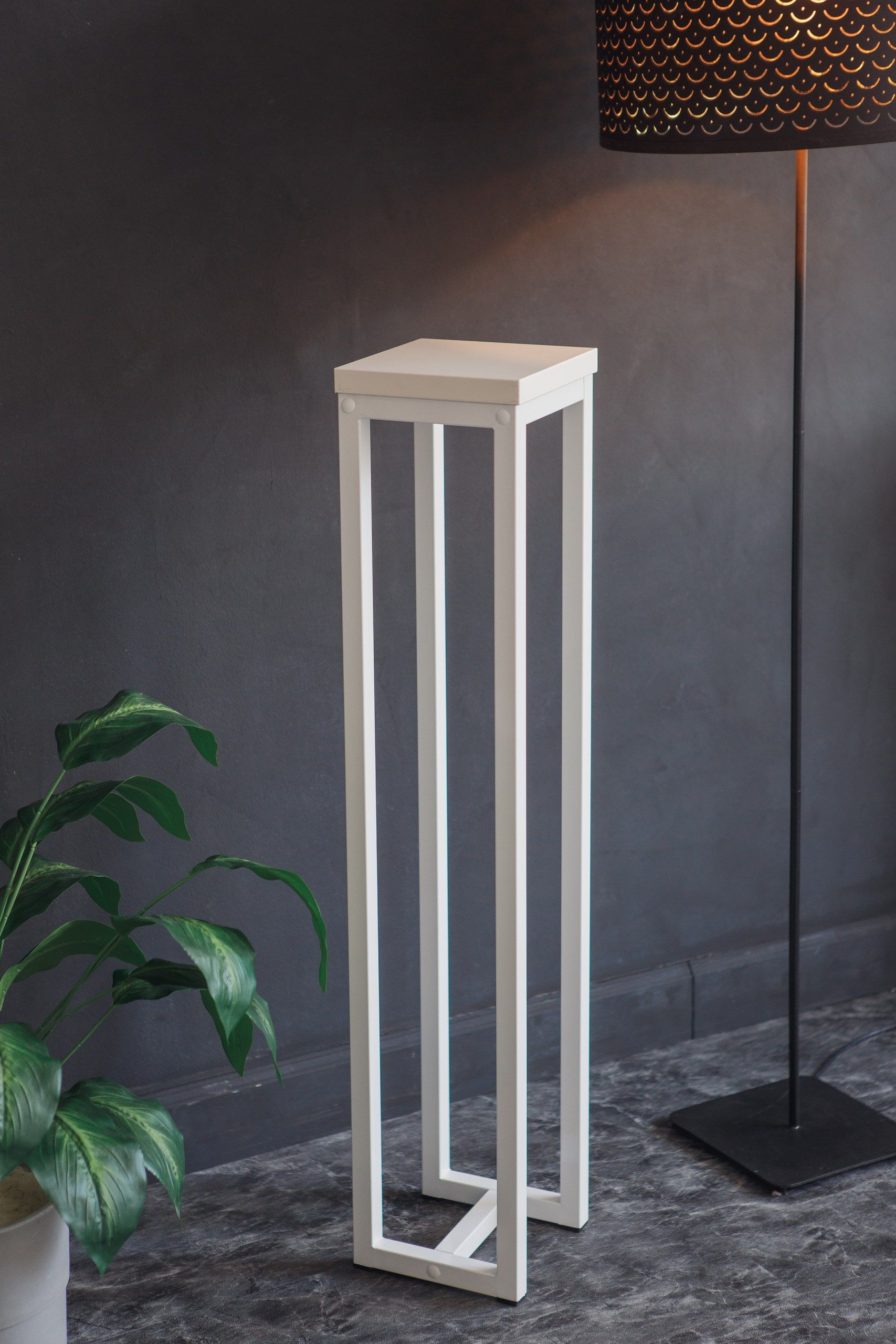 Цветочница-подставка Flowers Tower 100х20х20см белый, корпус белый