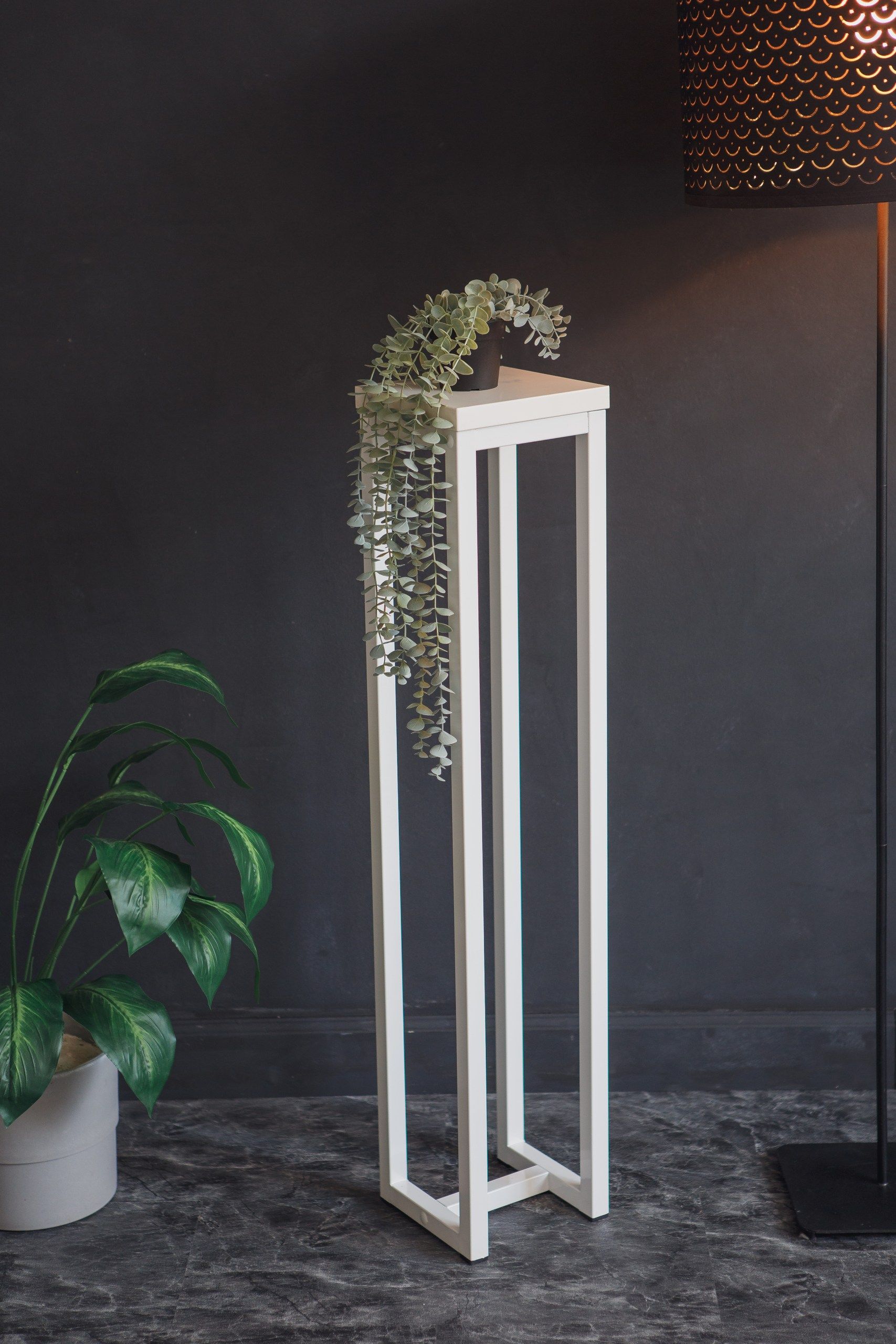 Цветочница-подставка Flowers Tower 100х20х20см белый, корпус белый