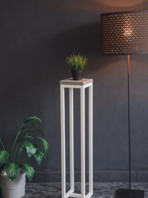 Цветочница-подставка Flowers Tower 100х20х20см ателье светлый, корпус белый