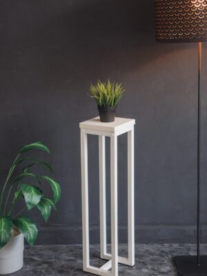 Цветочница-подставка Flowers Tower 80х20х20 см белый, корпус белый