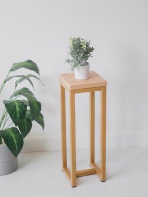 Цветочница-подставка Flowers Tower 60х20х20см дуб золотой, корпус золотой
