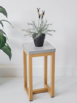 Цветочница-подставка Flowers Tower 40х20см ателье светлый, корпус золотой