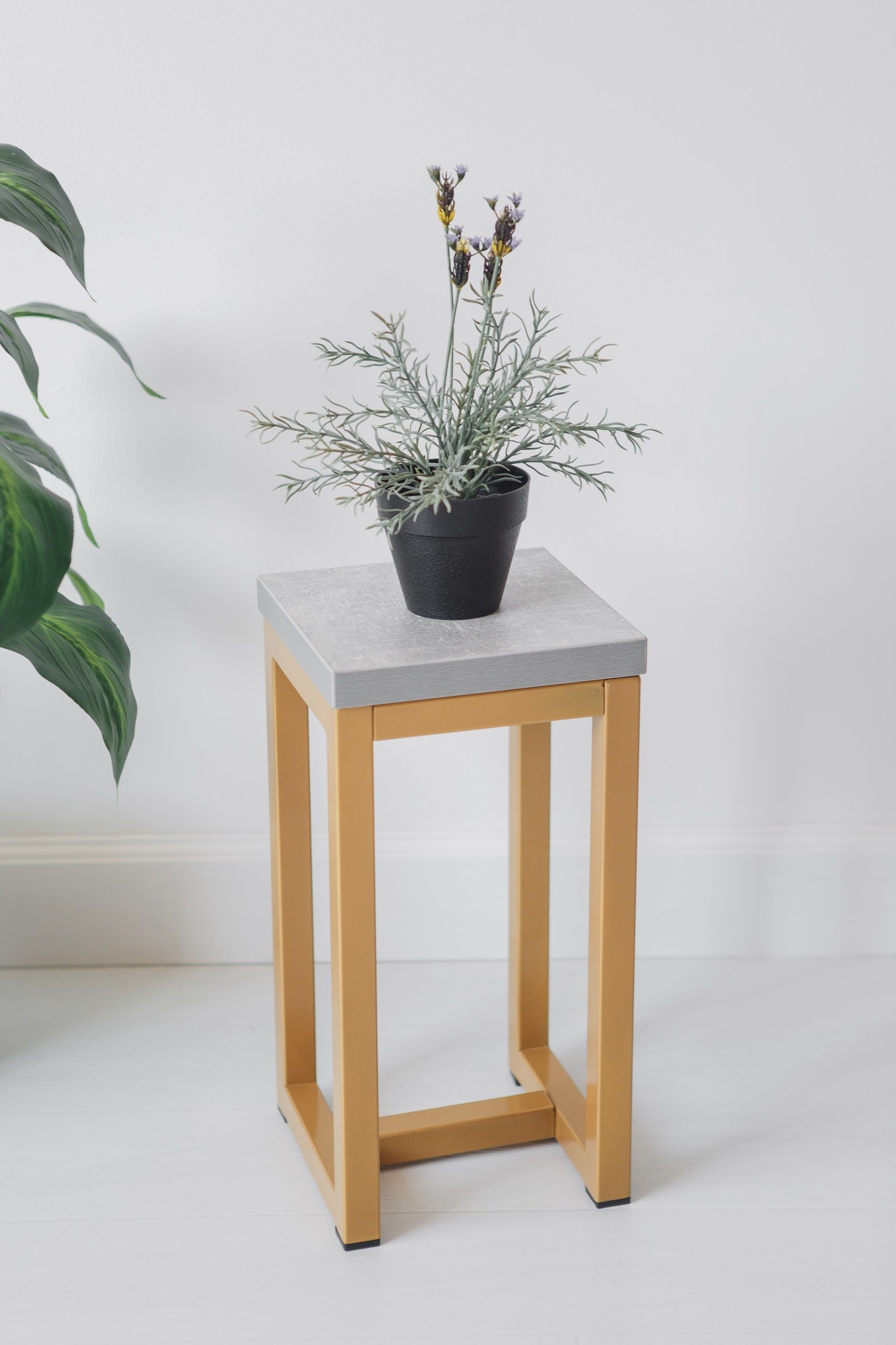 Цветочница-подставка Flowers Tower 40х20см ателье светлый, корпус золотой