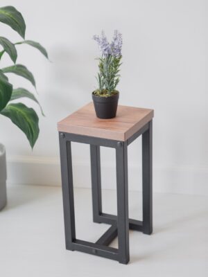 Цветочница-подставка Flowers Tower 40х20х20 см дуб табачный, корпус черный