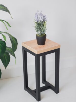Цветочница-подставка Flowers Tower 40х20х20 см дуб золотой, корпус черный