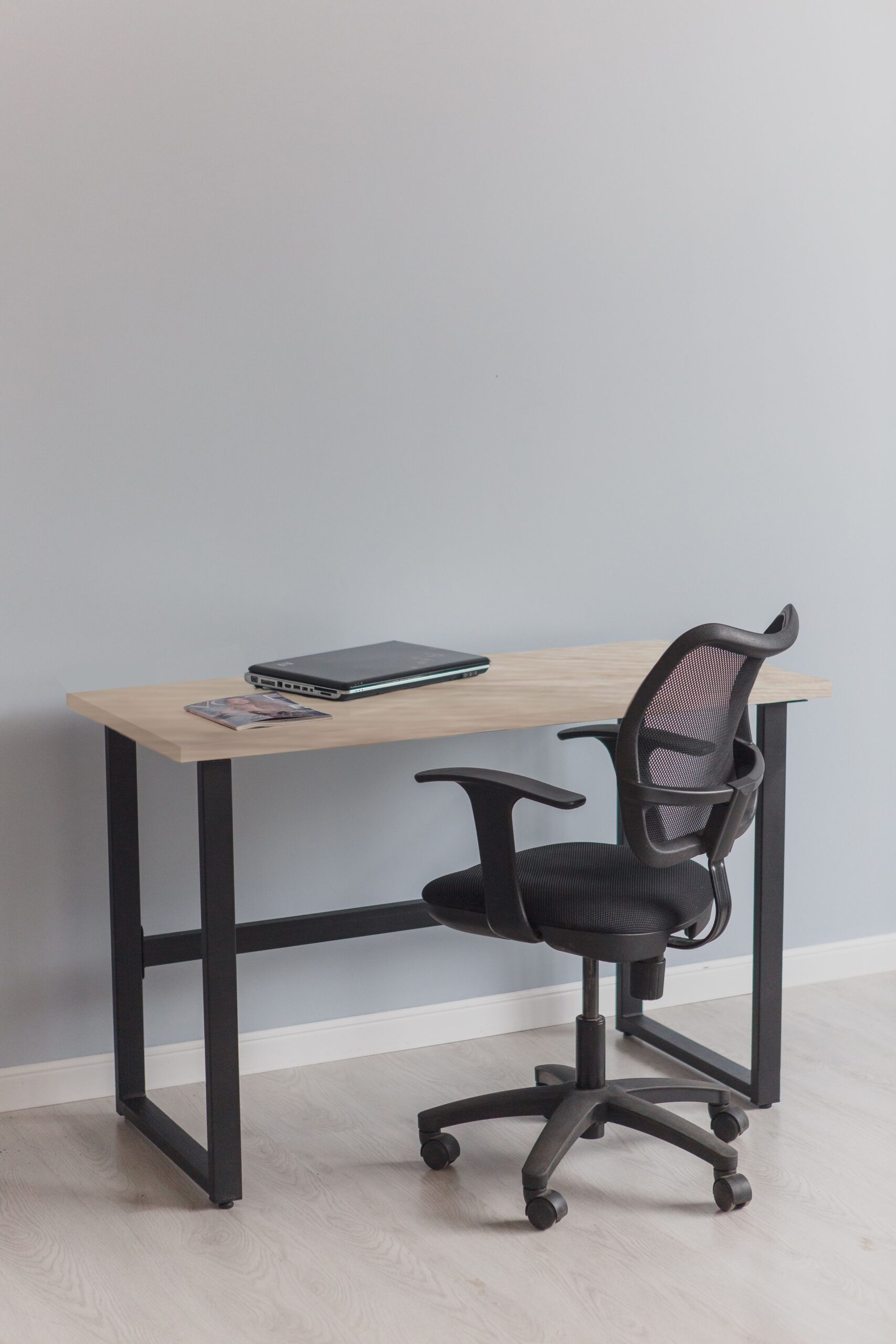 Стол компьютерный Good Desk Loft,размер 140х70х75 см, цвет серый крафт, цвет ножек черный