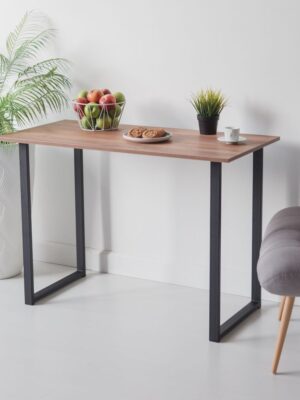Стол обеденный кухонный письменный Universal Table 110х55см цвет дуб табачный, ножки черные
