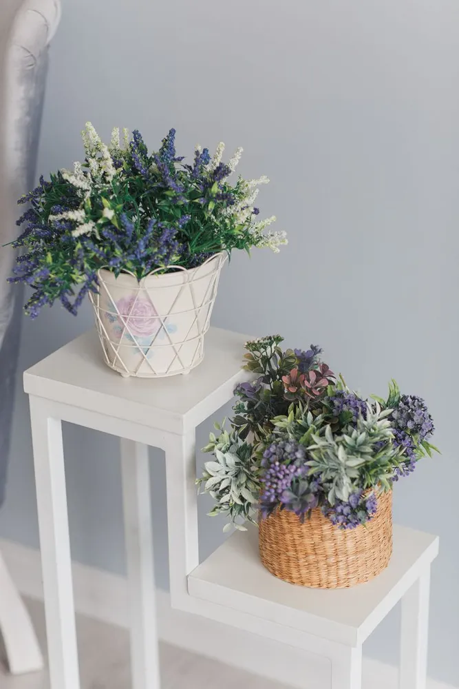 Цветочница Two Step Loft 40х20х60 см, цвет ателье светлый/белый