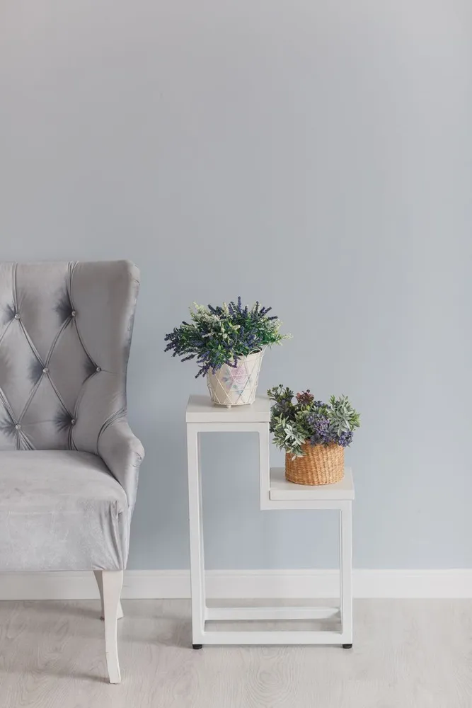 Цветочница Two Step Loft 40х20х60 см, цвет ателье светлый/белый