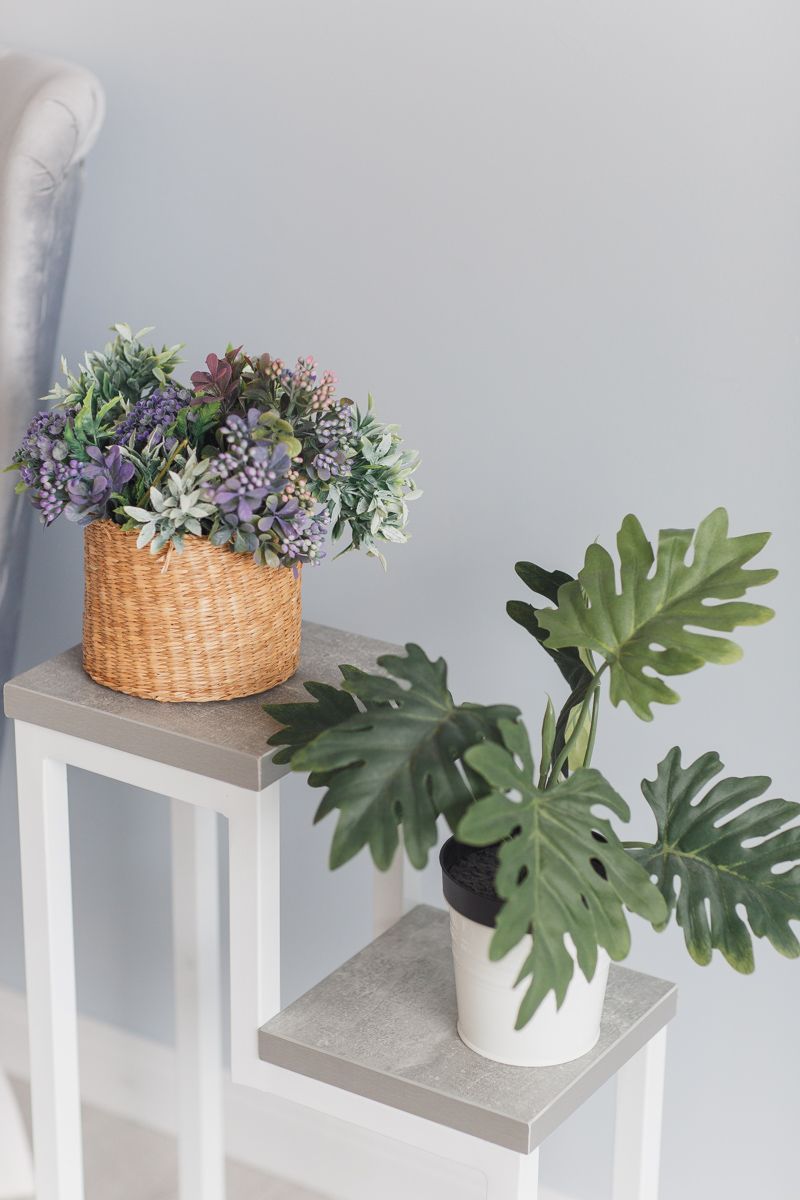 Цветочница Two Step Loft 40х20х60 см, цвет ателье светлый / белый